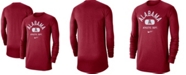Nike Men's Crimson Alabama Crimson Tide Textured Long Sleeve T-shirt